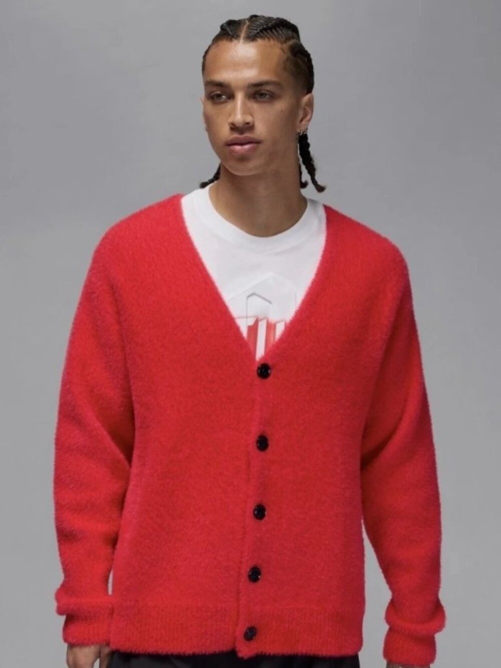 Nike Tatum Men's Cardigans University Red Size XL (IH0612-657)